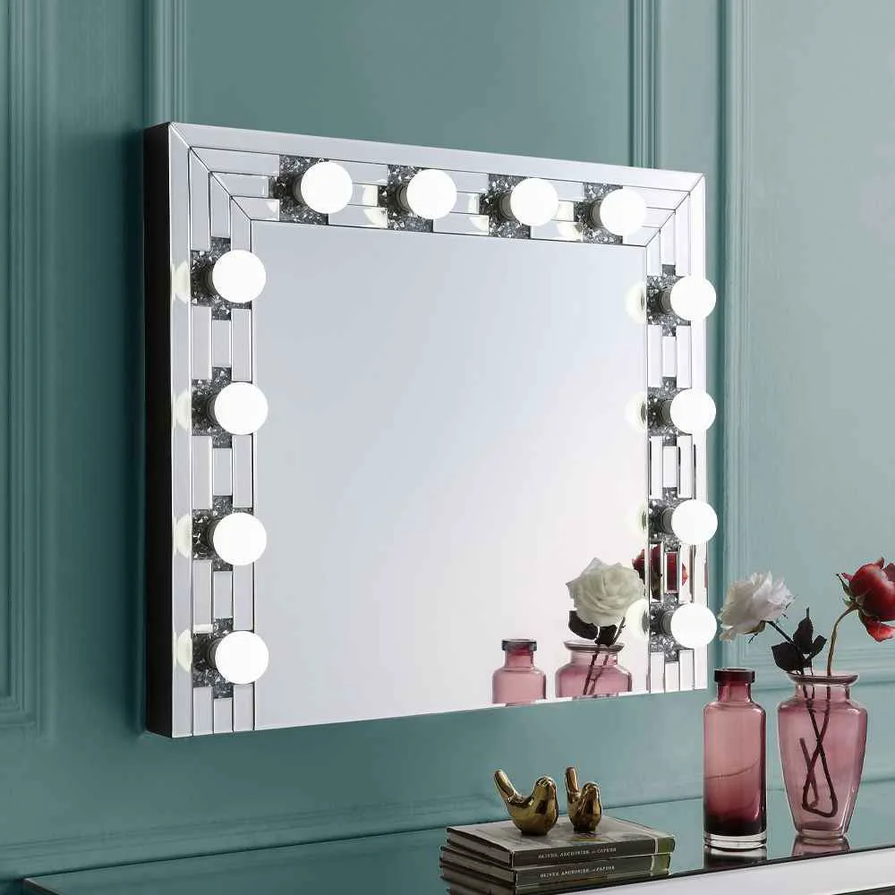 Sophisticated Noralie – Accent Mirror – Faux Diamonds amp Mirrored Comfortable