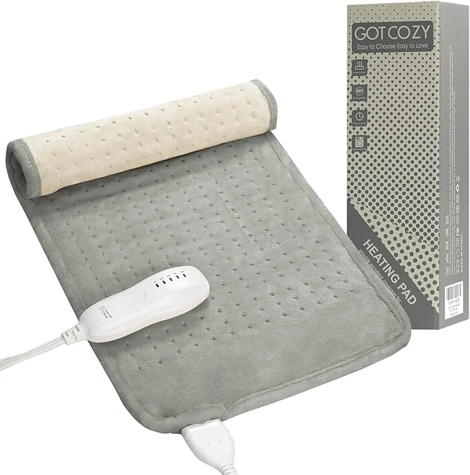 Fast GOTCOZY Heating Pad for Back Pain Relief Cramps Electric Heating Pads for Advanced