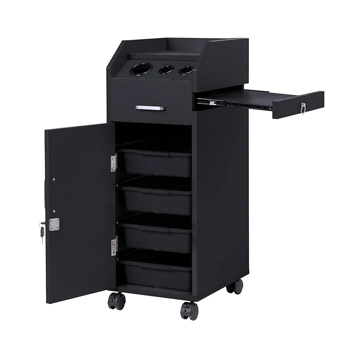 High-Grade Winado Hair Salon Storage Cart Safe