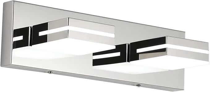 Innovative SineRise LED Modern Bathroom Vanity Light Fixtures Chrome Modern Acrylic Selected