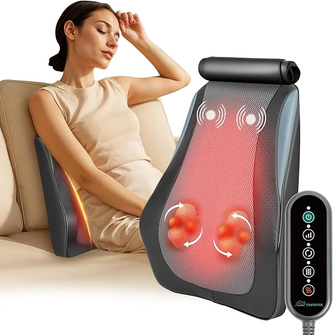 Excellent Snailax Back Massager for Back Pain Deep Tissue Shiatsu Neck Back Massager Optimized