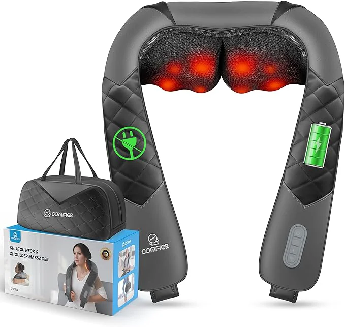 High-Performance COMFIER Cordless Neck Massager Functional