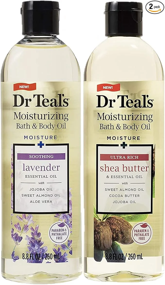 Elegant Dr. Teals Bath Body Oil Variety Gift Set First-Class