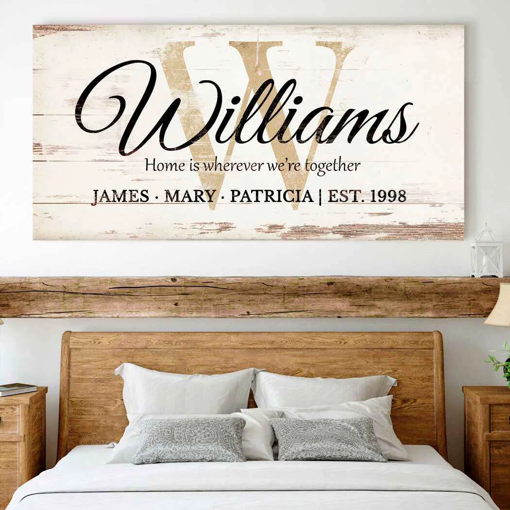 Luxury Personalized Family Sign XI Quality