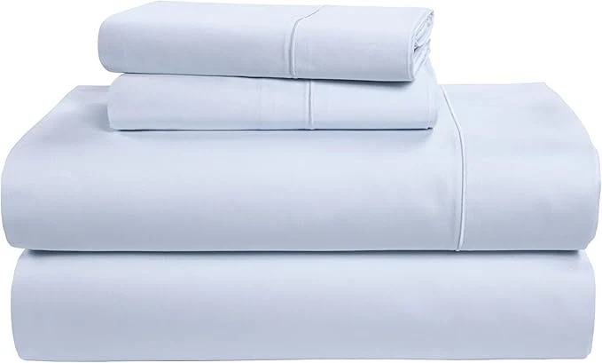 Fine Crafted LANE LINEN Egyptian Cotton Bed Sheets King Size 15 inch Extra Deep Pocket King Sheets Natural Cooling NO Pill Fade Resistant Cotton Sheets King Elegant Jaquard Swiss Dot – Ice Melt Fashionable