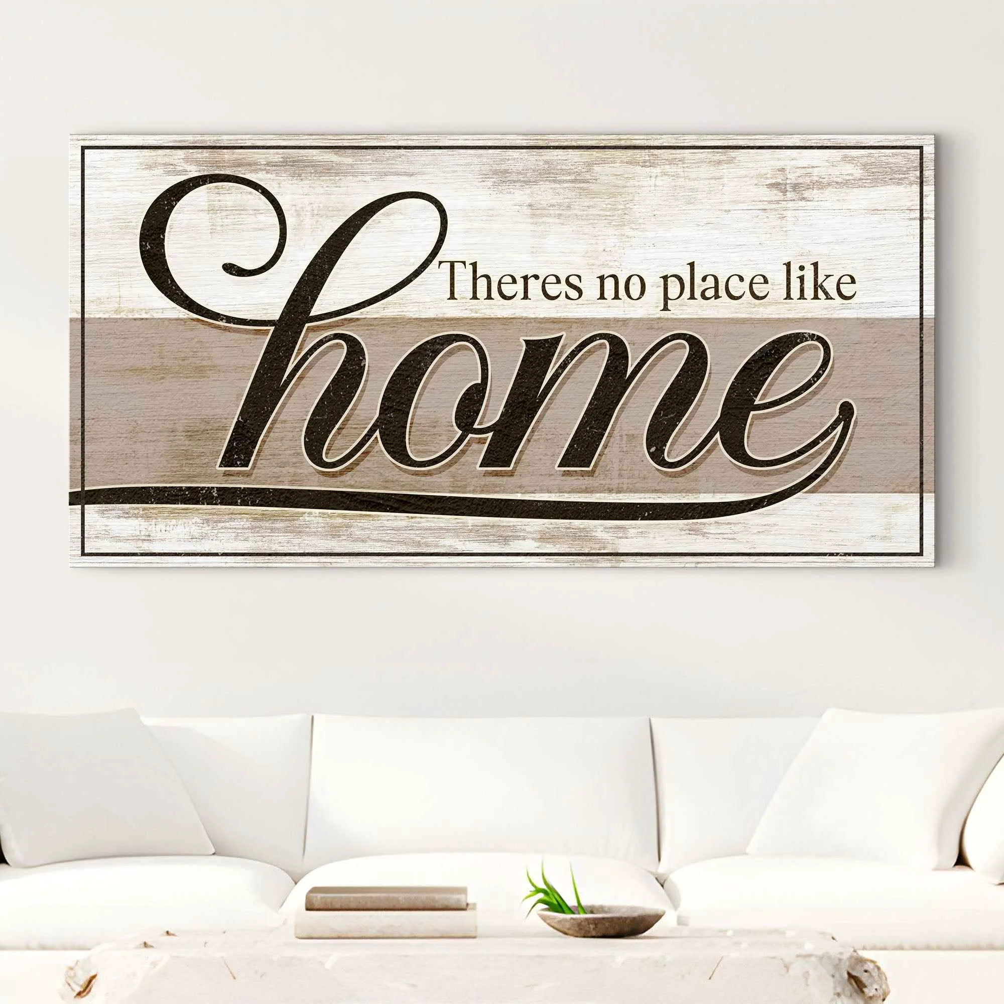 Crafted No Place Like Home Sign II Sustainable