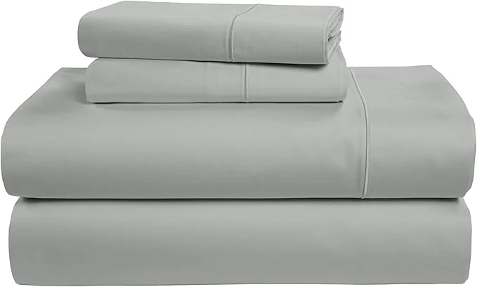 Convenient LANE LINEN Egyptian Cotton King Bed Sheets Eco Friendly No Pill Naturally Cooling Sheet King Size Soft amp Comfy Sateen Weave Silky Smooth Finish Available in Variety of Colors -Lime Stone Effective
