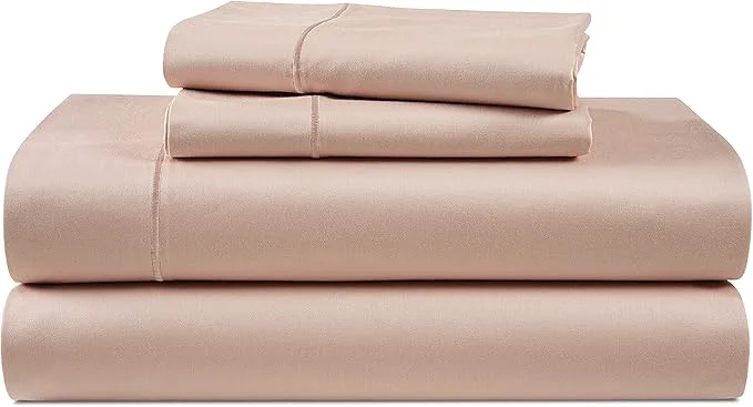 Functional Egyptian Cotton Sheets Queen Size – Naturally Cooling amp Breathable 4 Piece Silky Sateen Weave Queen Sheet Set Ultra-Soft amp Durable Hotel Luxury Sheets with 15 quot Snug Fit Deep Pockets – Sepia Rose Prestigious