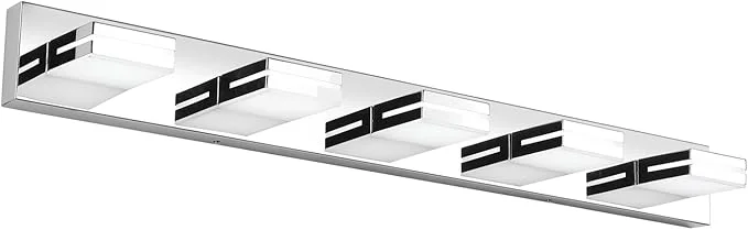 Powerful SineRise LED Modern Bathroom Vanity Light Fixtures Chrome Modern Acrylic Sustainable
