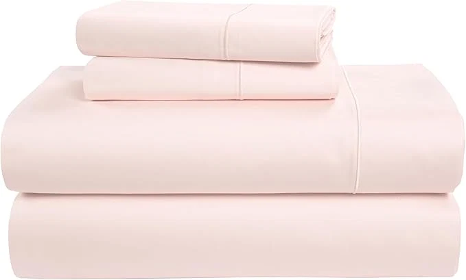 Top-Quality LANE LINEN Egyptian Cotton Bed Sheets sábanas Queen Soft amp Comfy Luxury Hotel Like Thick Bedding Sheets amp Pillowcase Set Machine Wash Cooling 15 39 39 Queen Deep Pocket Sheet Set – Petal Pink Healthy