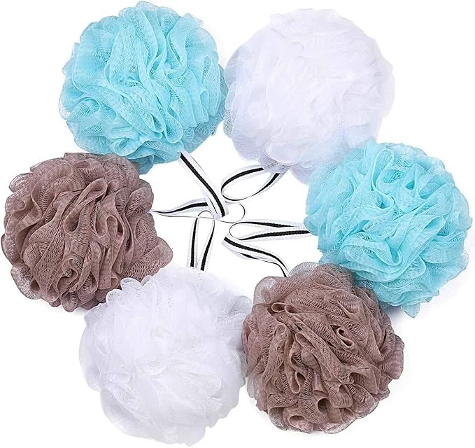 Versatile Bath Loofah Shower Sponge Pouf Body Scrubber Exfoliator Scrubber Ball Fast