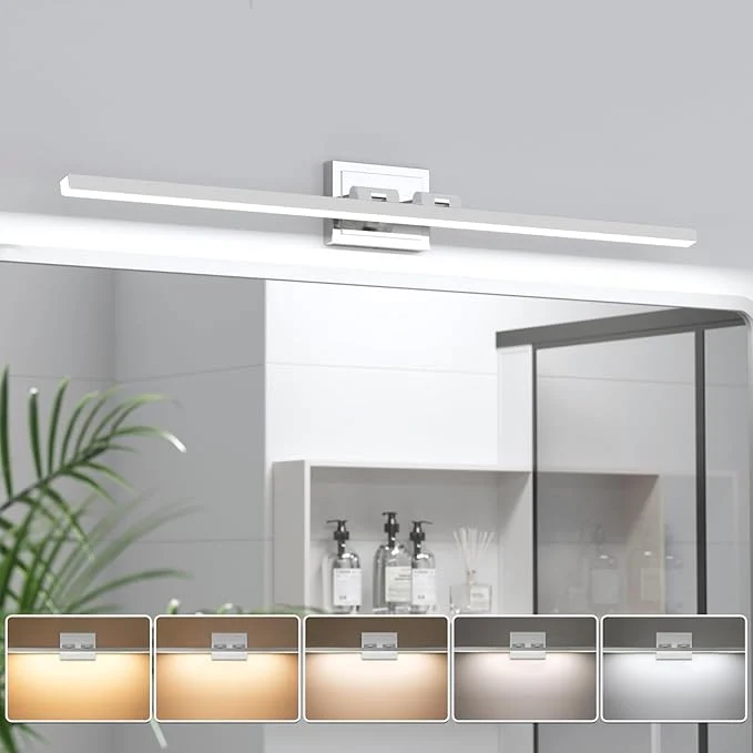Pure VOLISUN Modern Bathroom Vanity Light 39.4 inch 24W Dimmable 5CCT Led Bathroom Professional