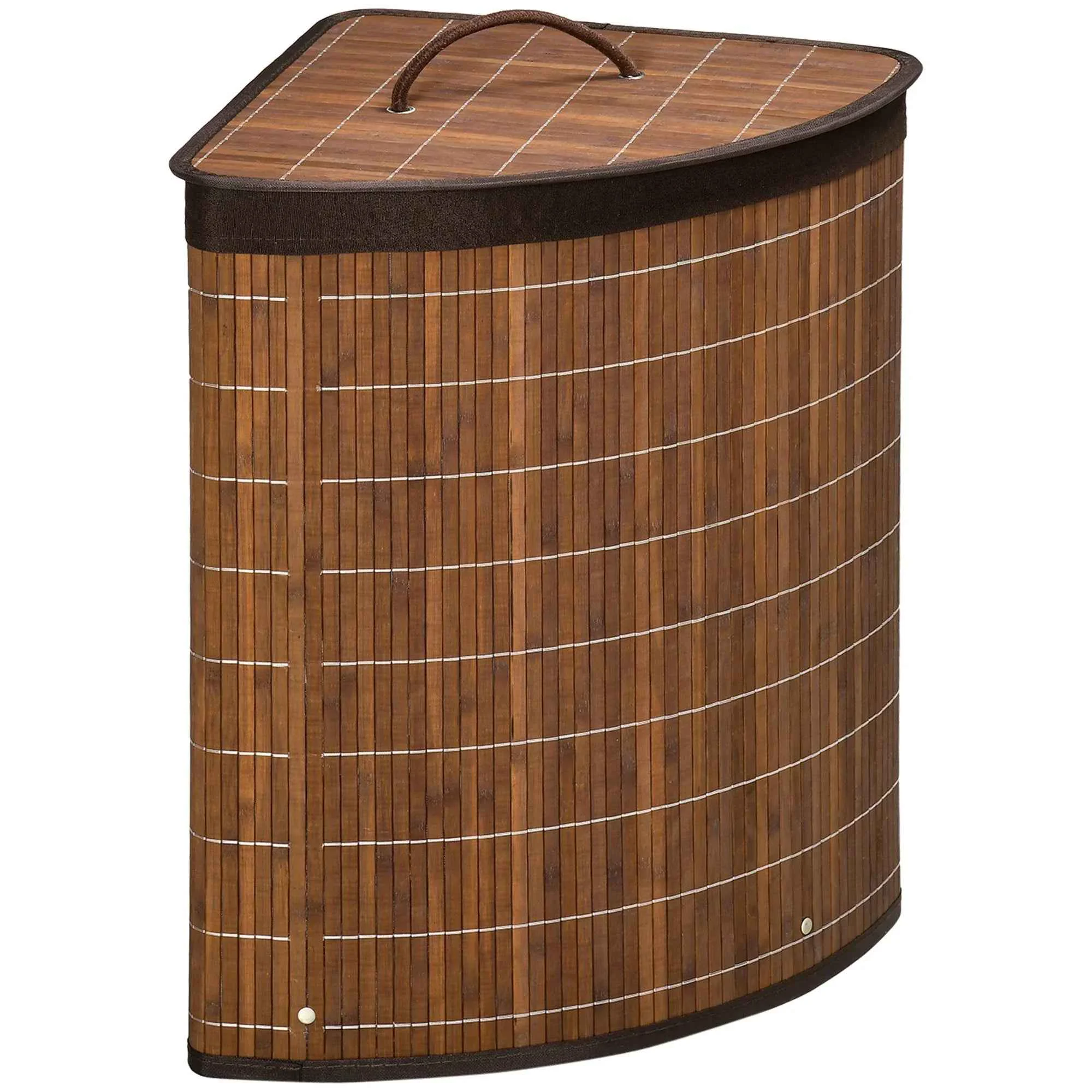 Safe Laundry Basket – Removable Brown 38x38x57cm Functional