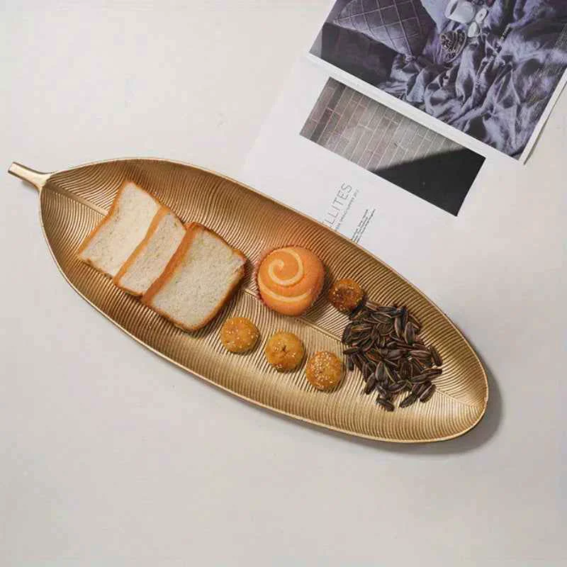 Premium One Piece of Vintage Wooden Tray Designed Like a Leaf for Holding Keys Candles Or Jewelry. This Decorative Tray Adds a Charming Touch to Your Home Decor. Elegant