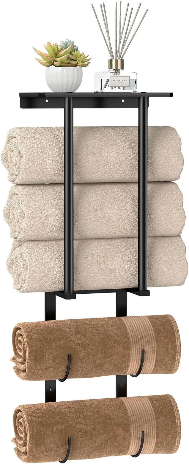 Expertly Made Towel Racks for Bathroom Bathroom Towel Rack Wall Mounted Breathable