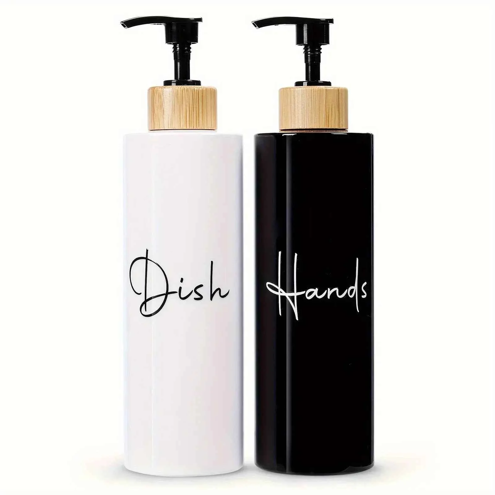 Natural Soap Dispenser – Refillable Black Plastic Efficient