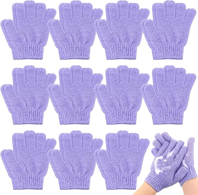 Refined Ramede 30 Pair Exfoliating Glove Double Sided Exfoliating Bath Gloves Pack Trusted