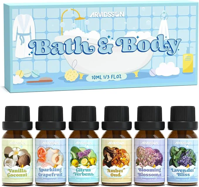 Verified Bath Fragrance Oils Set ARVIDSSON Natural Spa Essential Oils Artisan
