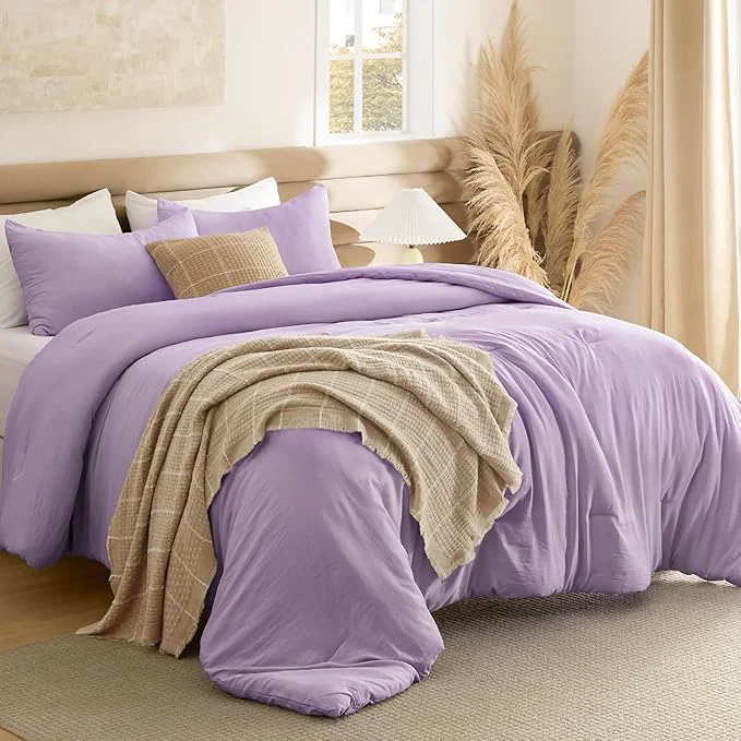 Fine Bedsure Twin Twin XL Comforter Set Lavendar Soft Prewashed Bedding for All Seasons 2 Pieces GentleSoft™ Bed Set 1 Lightweight Comforter 68 quot x88 quot and 1 Pillowcase 20 quot x26 quot Genuine