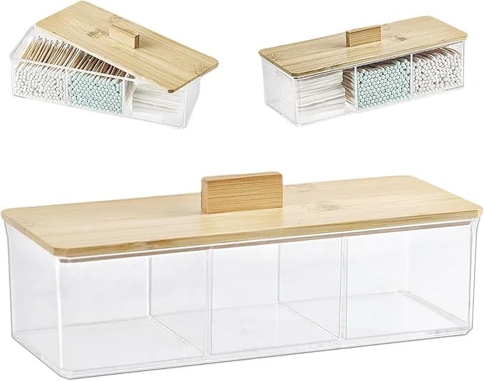 Functional ZEXALOR Clear Bathroom Dresser Organizer Stylish