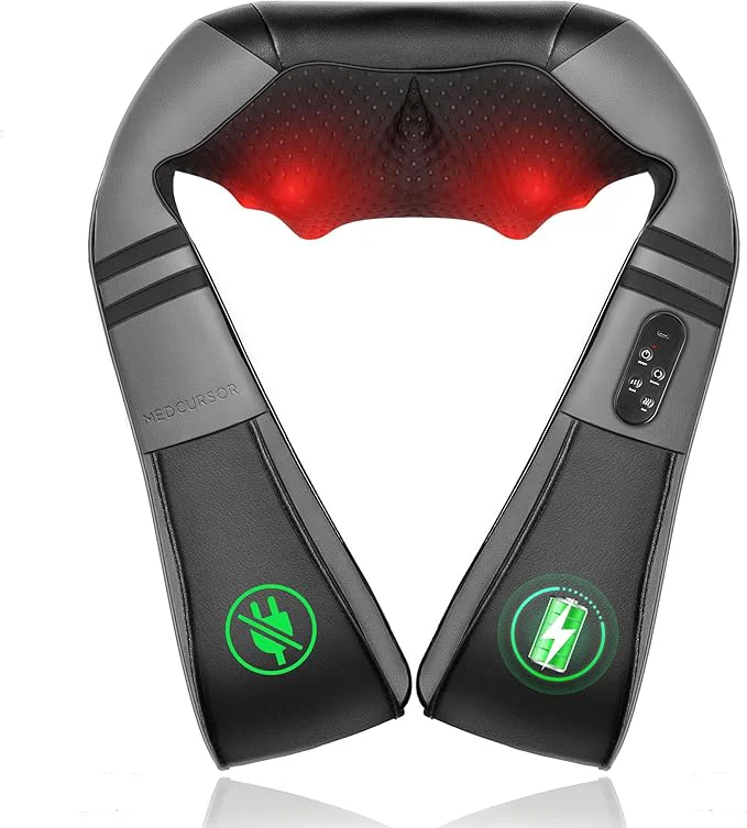 Carefully Designed Medcursor Neck Massager with Heat Flexible