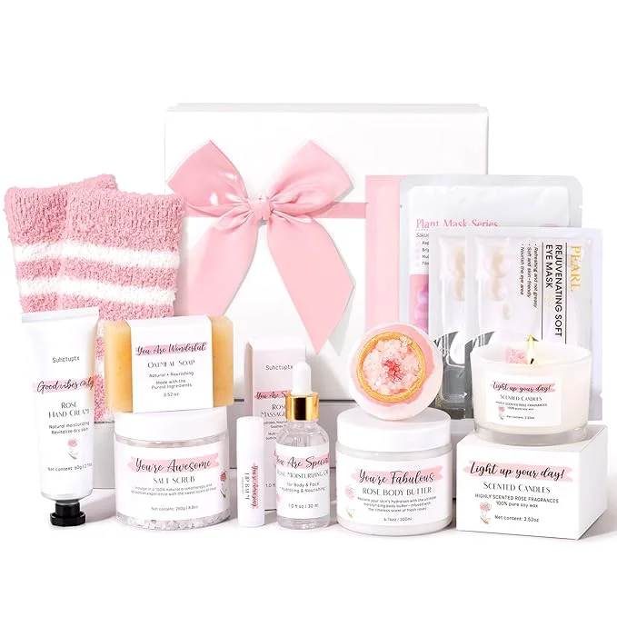 Genuine Spa Gifts for Women 13Pcs Mothers Day Gifts Happy Birthday Gift Baskets Carefully Designed