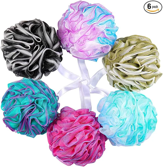 Fine BTYMS 75g Pc Large Loofahs Shower Sponge Exfoliating Body Scrubber Shower Fast