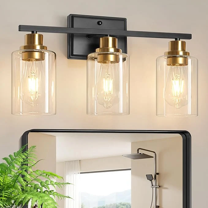 Comfortable Unicozin 3 Light Bathroom Light Fixtures Modern Vanity Lights Over Mirror Clean