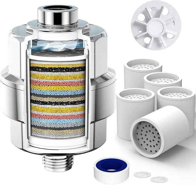Crafted 20-Stage Shower Filter-Shower Head Filter Breathable