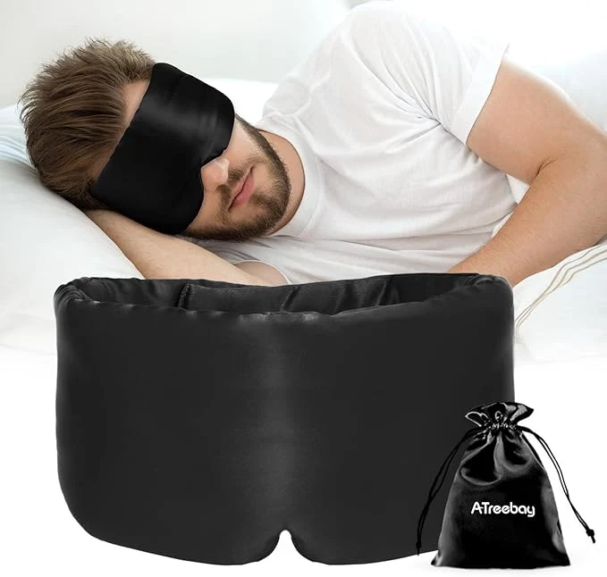 Carefully Designed Silk Sleep Mask for Women Men Mulberry Silk Eye Sleeping Mask Blindfold High-Grade