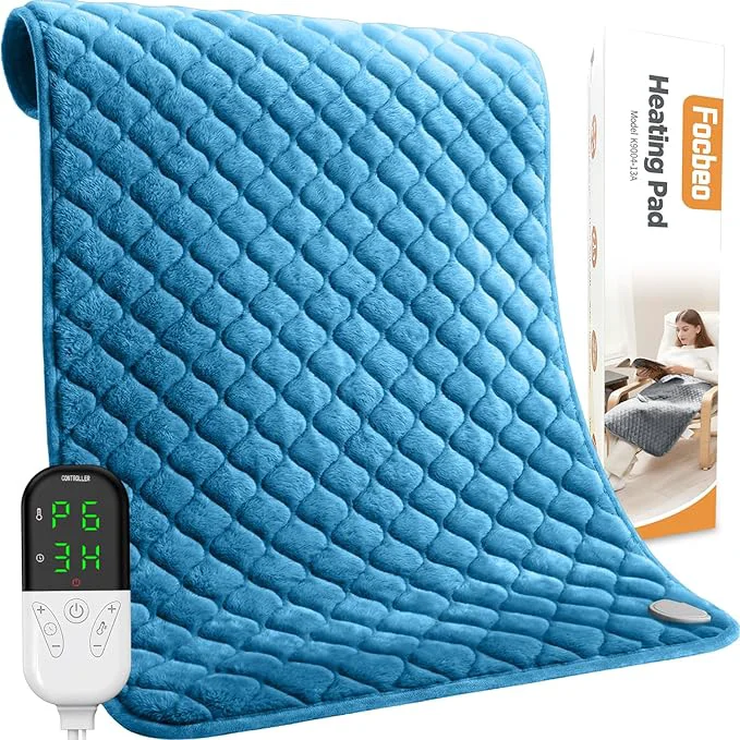 Authentic King Size Electric Heating Pad for Back Pain 32 x24 Extra Large Heating Pad Specialty