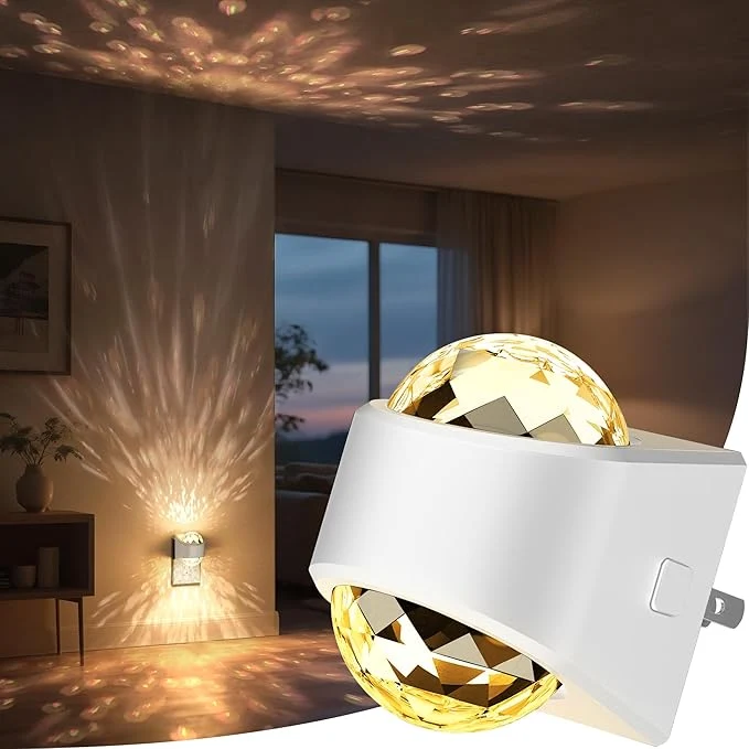 Minimalist Briignite Night Light Night Lights Plug into Wall LED Projector Night Light Trendy