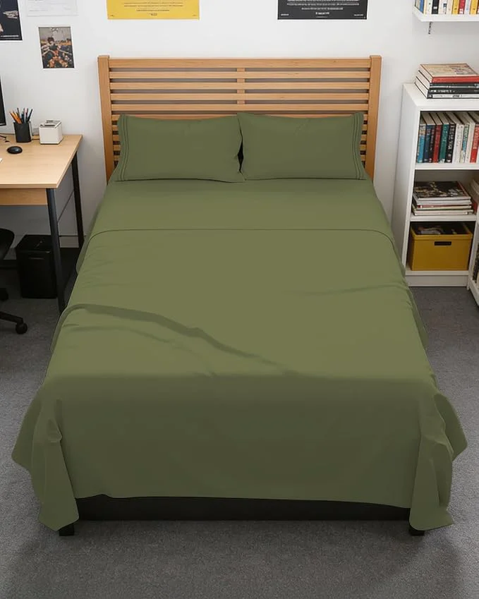Casual Full XL Bed Sheet – 4 Piece Full XL Bed Sheets Set – Soft Breathable amp Cooling – Hotel Luxury Bedding for Women Men Kids Teens Boys amp Girls – Deep Pockets Comfy Fade amp Wrinkle – Sage Green Innovative