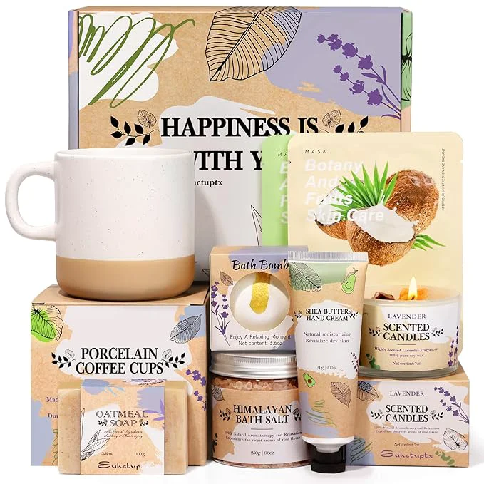 Soft Gifts for Women Birthday Gift for Women Spa Gifts Self Care Baskets Christmas Professional
