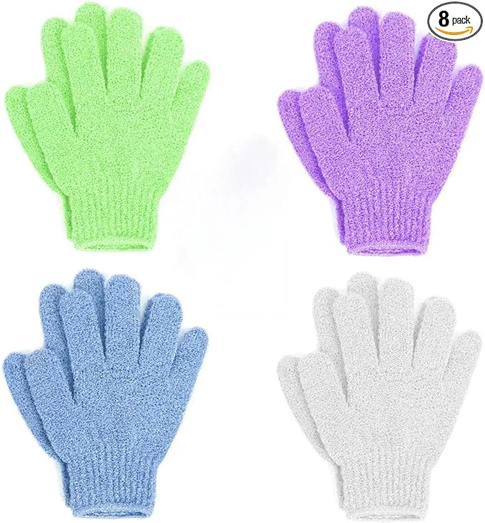 Powerful Exfoliating Bath Gloves Lightweight