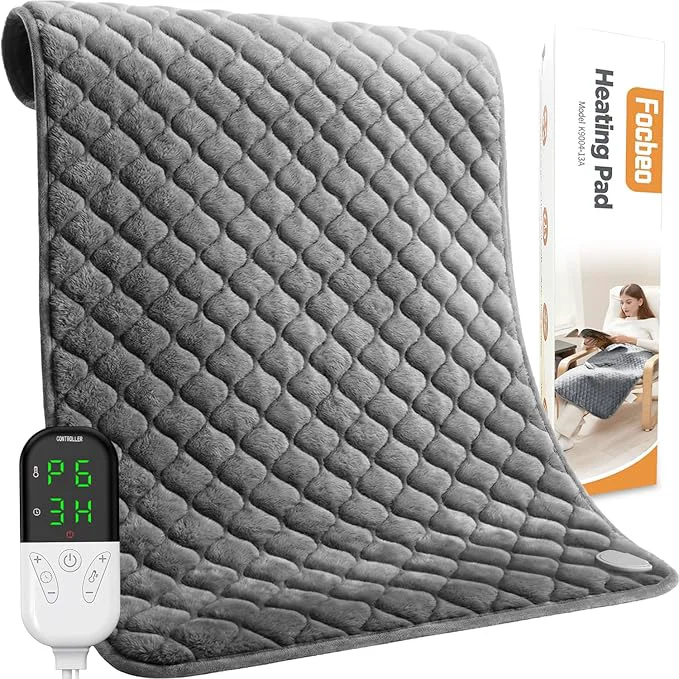 Soft King Size Heating Pad for Back 32 x24 Extra Large Electric Heating Pad for Premium Material