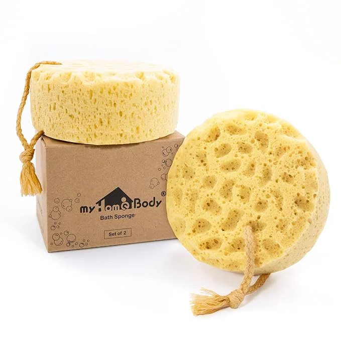 Optimized myHomeBody Bath Sponge Foam Loofah Body Scrubber Lightweight