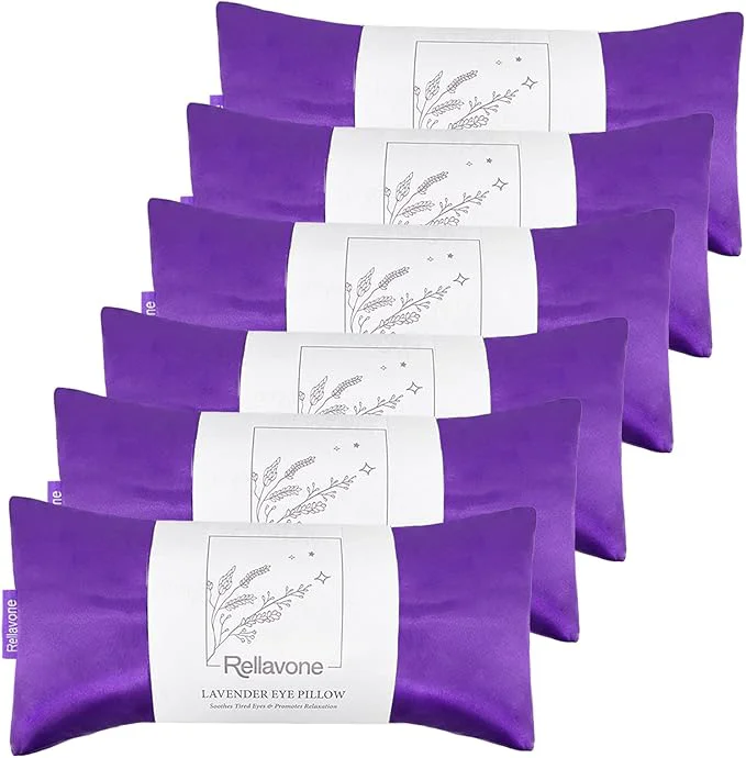 Healthy Lavender Weighted Eye Pillow for Relaxation Lavender Eye Mask Breathable