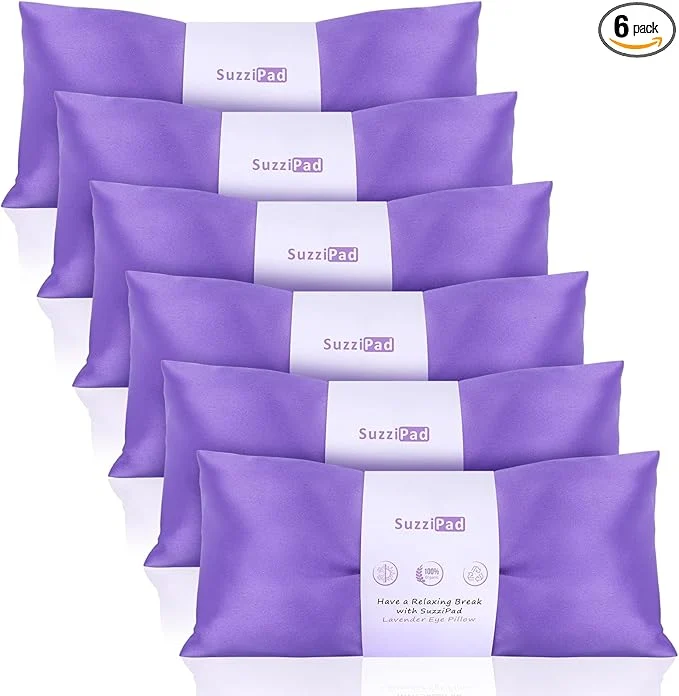 Contemporary SuzziPad Lavender Eye Pillows for Relaxation Soft