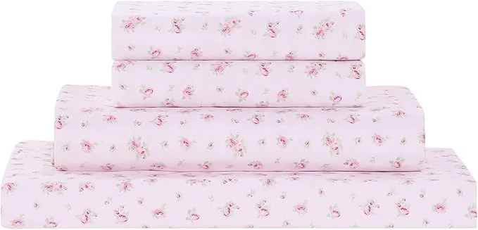 High-Performance Modern Threads Silky Soft Microfiber and Wrinkle Sheets – Luxurious Microfiber Bed Sheets Includes Flat Sheet Fitted Sheet with Deep Pockets amp Pillowcases Blush Queen Elegant