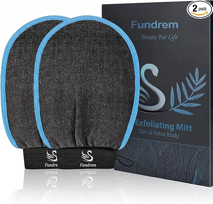 Effective Exfoliating Gloves 2 Pcs Exfoliating Body Scrubber Responsible
