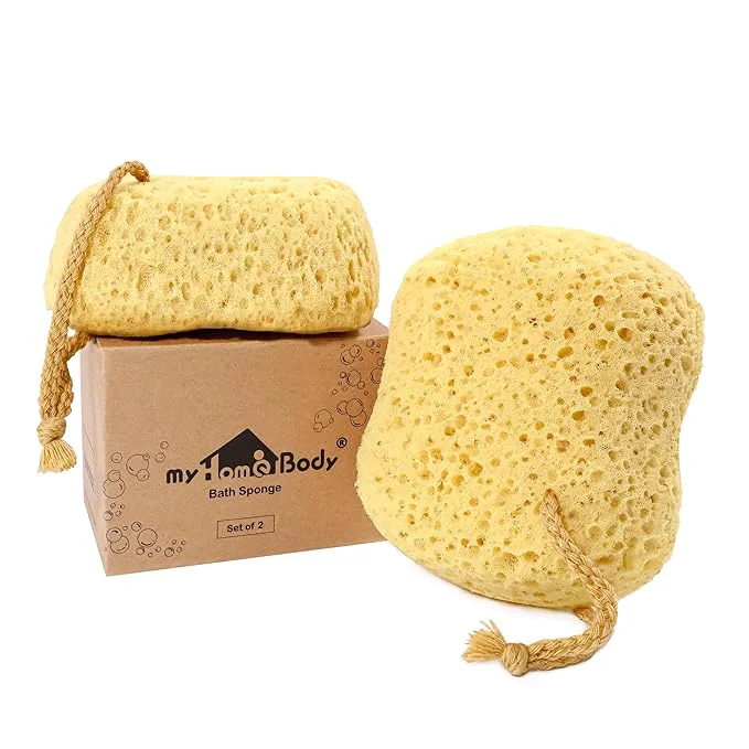 Comfortable myHomeBody Bath Sponge Foam Loofah Body Scrubber Top-Quality