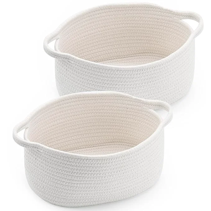 Sustainable Happyiren Cute Woven Storage Basket Natural
