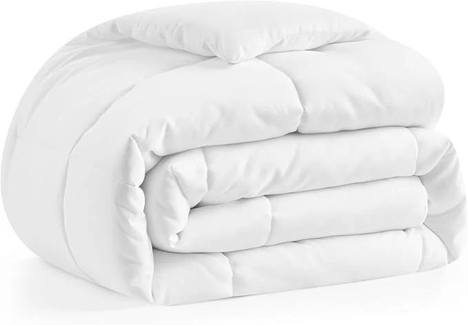 Premium Material Casual Living Twin XL Duvet Insert Comforter Cooling Blanket Lightweight Hypoallergenic Reversible White Comforter Fluffy Bedding Down Washable for College Dorm Essentials Twin XL White Efficient