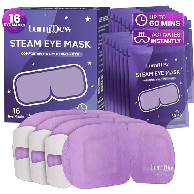 Sophisticated Steam Eye Mask Self Heating Heated Eye Mask Organic