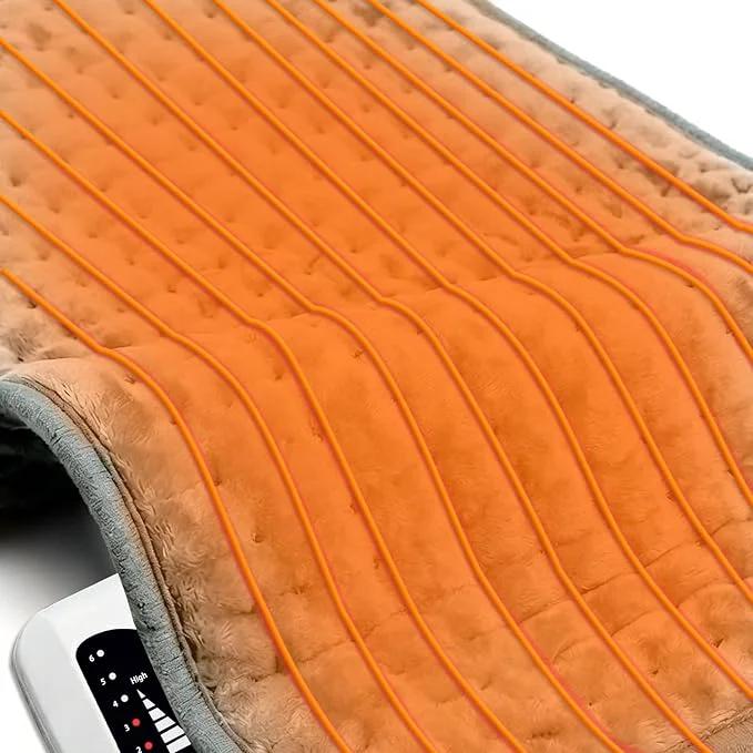Professional Electric Heating pad for Back Neck Shoulder Knee Arms Legs- Electric Heat Pads Detailed