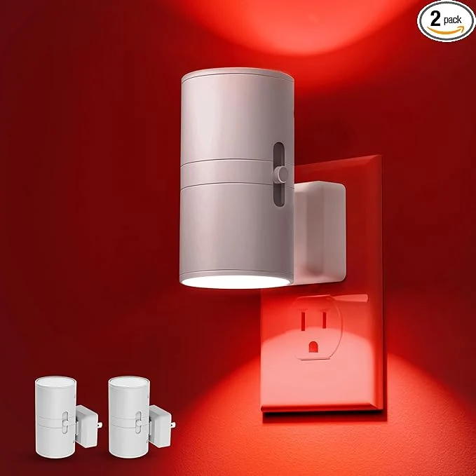 High-Grade L LOHAS LED Night Light LED Nightlights Light Sensor Steep Aid Red Dimmable Effective