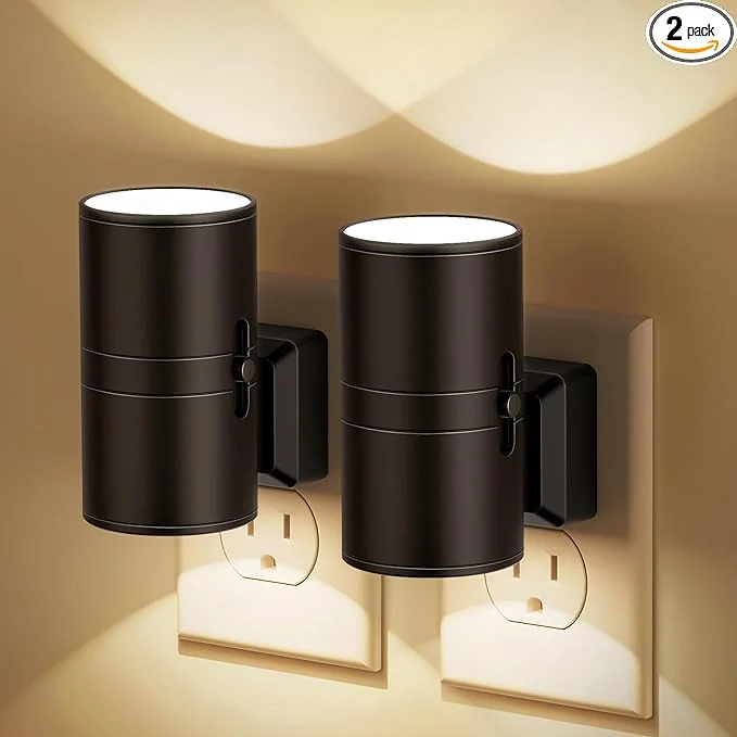 Long-Lasting Night Lights Plug into Wall Dimmable Night Light Plug in Modern Night Lights Casual