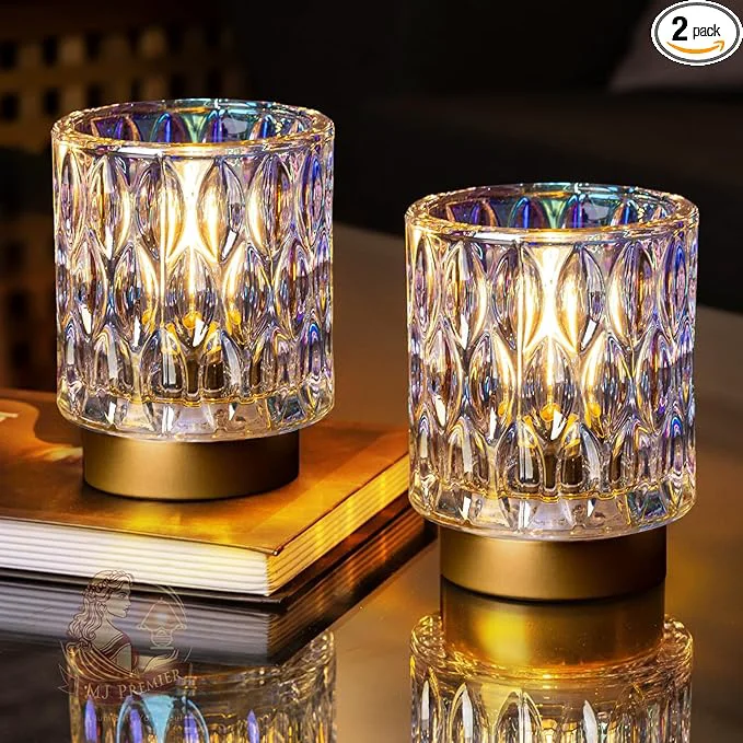 Outstanding Battery Operated Table Lamps Timer Mini Crystal Lamp Proven