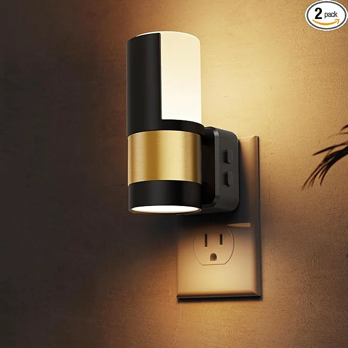 Powerful L LOHAS LED Night Lights Plug into Wall 2 Pack Plug in Night Light Soft Verified